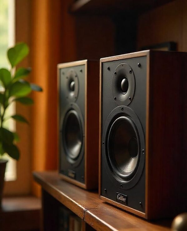 Edifier R1280T Powered Bookshelf Speakers – Rich Stereo Sound with Dual RCA Inputs